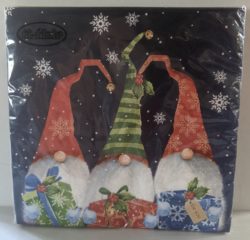 Gnomes with Gifts Napkins