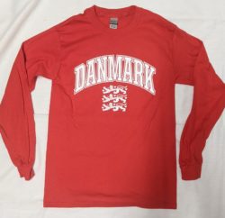Danmark Collegiate Long Sleeve T-Shirt