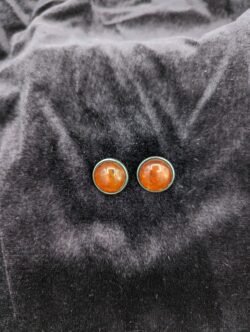 Amber Clip Earrings