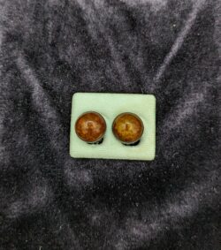 Amber Clip Earrings