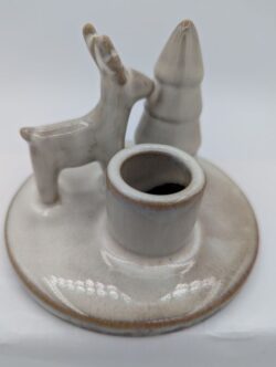Deer w/Tree Candle Holder