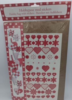 Hobbypose med stickers - Hobby Bag with stickers