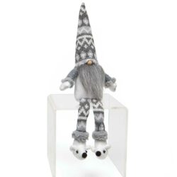 Polar Bear Gnome with Legs - Small