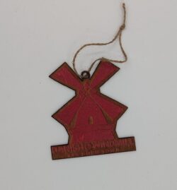 Windmill Ornament - Red