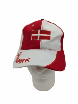 Red & White Denmark Cap