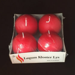 Red - Løgum Kloster Lys Candles