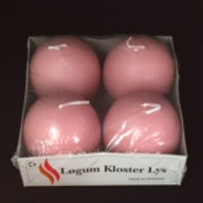 Rose - Løgum Kloster Lys Candles