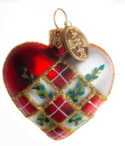 Brink Nordic Christmas Woven Heart 4cm