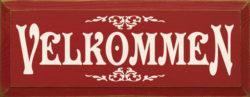 Velkommen Sign