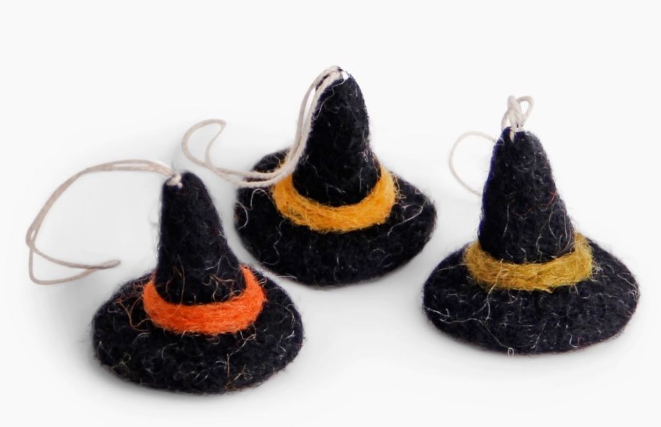 Witch Hat Mix - Set of 3 Ornament