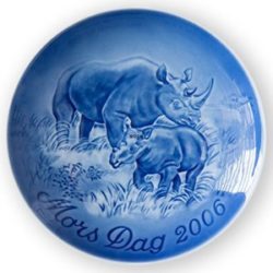 2006 "Black Rhino with Calf"