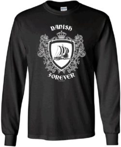 Danish Coat of Arms Long-Sleeved T-Shirt