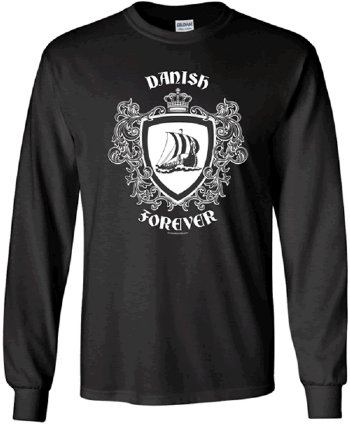 Danish Coat of Arms Long-Sleeved T-Shirt