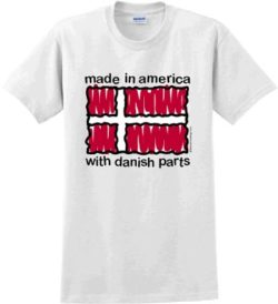Made In America with Danish Parts Youth T-Shirt