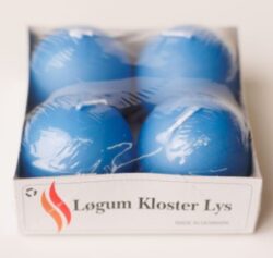 Light Blue - Løgum Kloster Lys Candles