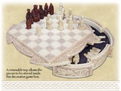 Viking Isle of Lewis Miniature Ivory Chess Set