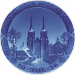 1936 Royal Copenhagen Christmas Plate
