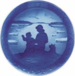 1958 Royal Copenhagen Christmas Plate