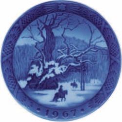 1967 Royal Copenhagen Christmas Plate