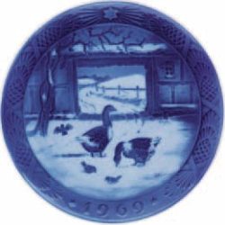 1969 Royal Copenhagen Christmas Plate