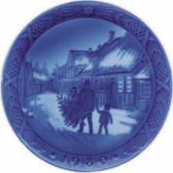 1980 Royal Copenhagen Christmas Plate